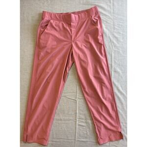 Athleta size 12 Dusty Rose Brooklyn Mid Rise Ankle Pant Athleisure Lightweight